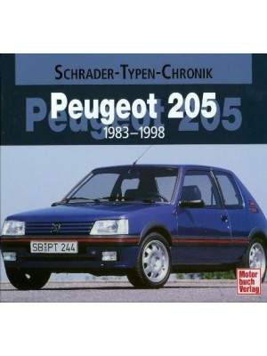 PEUGEOT 205 1983-1998 SCHRADER TYPEN CHRONIK