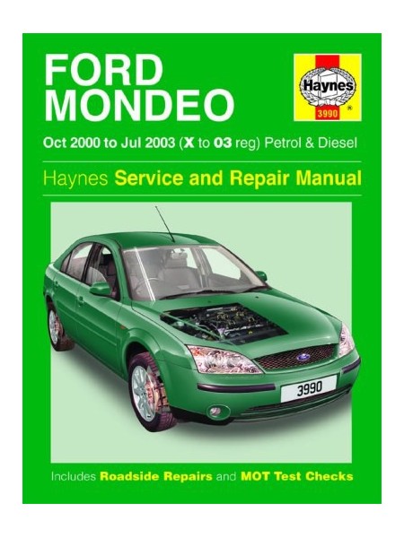 FORD MONDEO PETROL & DIESEL 2000-03 - OWNERS WORKSHOP MANUAL