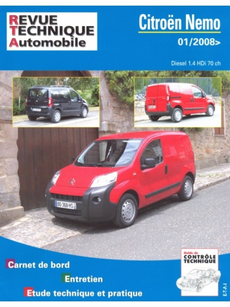 RTAB754 CITROEN NEMO 1.4 HDI (70) 8v depuis 01/2008