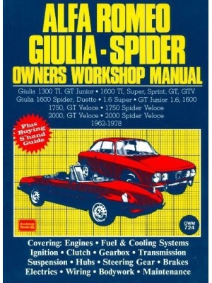 ALFA ROMEO GIULIA-SPIDER - OWNERS WORKSHOP MANUAL