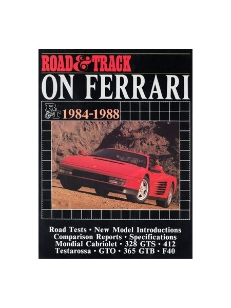 ON FERRARI ROAD & TRACK 1984-1988