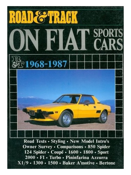 ON FIAT SPORTS CARS - ROAD & TRACK - 1968-87