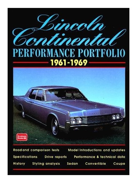 LINCOLN CONTINENTAL PERFORMANCE PORTFOLIO 1961-1969