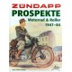 ZUNDAPP PROSPEKTE MOTORRAD & ROLLER 1947-84