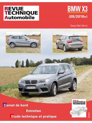 RTAB767 BMW X3  2.0 DIESEL 184 CH. depuis 09/2010