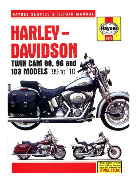 HARLEY DAVIDSON TWIN CAM 88 & 96 1999-08 - OWNERS WORKSHOP MANUAL