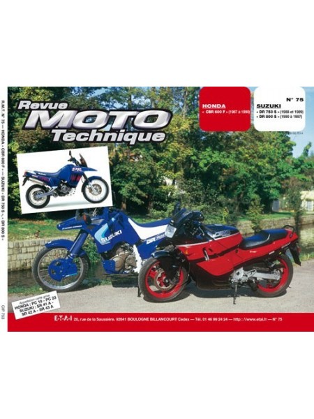 RMT75 HONDA CBR 600 F 87-90 / SUZUKI DR 750 + 850 S 88-97