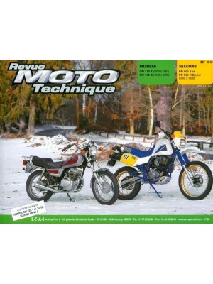 RMT60 HONDA CM 125 T + C 78-00 / SUZUKI DR 600 S + R DJEBEL 85-89