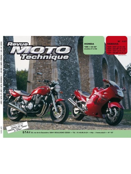 RMT107 YAMAHA XJR 1200-1300-SP 95-01/ HONDA CBR 1100 XX 97-98