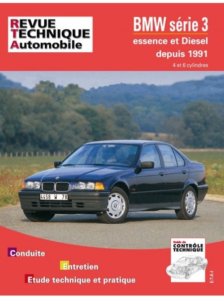 RTA725 BMW SERIE 3 ESSENCE (1991-93) & DIESEL  (1991-96)