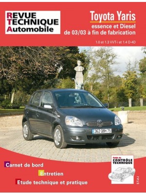 RTA691 TOYOTA YARIS ESS ET DIES. 1.0 ET 1.2 WTI & 1.4 D4D DEP 03/2003