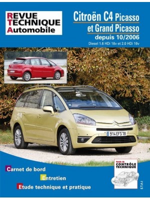 RTAB723 C4 PICASSO DEPUIS 10/06 DIESEL 1.6HDI 2.0HDI 16V.