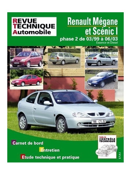 RTA120 RENAULT MEGANE/SCENIC ESS/DIESEL jusqu'à 2003