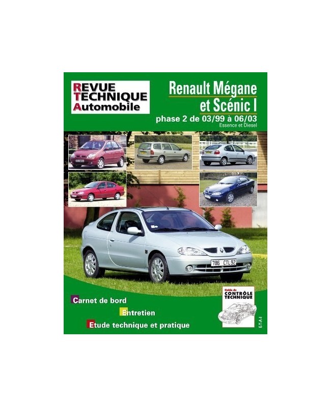 RTA120 RENAULT MEGANE/SCENIC ESS/DIESEL jusqu'à 2001 - Livres/Cahiers/Manuels  Techniques