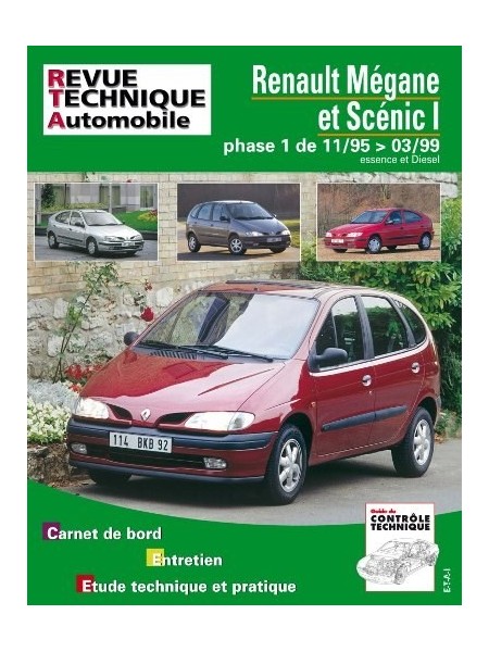 RTA119 RENAULT MEGANE ET SCENIC ESS/DIESEL JUSQU'EN 1999