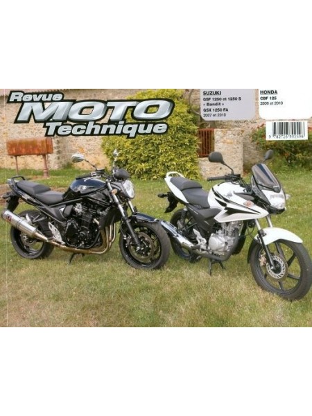 RMT158 HONDA CBF 125  2009-10 / SUZUKI GSF 1250,S, FA BANDIT 2007-10