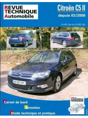 RTAB737 CITROEN C5 II DEPUIS 03/2008 1.6 et 2.0 HDI 16V