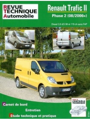 RTAB755 RENAULT TRAFIC II 2.0 DCI (90 et 115) depuis 08/2006
