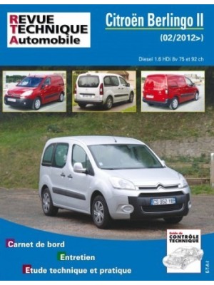 RTAB778 CITROEN BERLINGO II 1.6 HDI 75ch et 92ch 8v Turbo