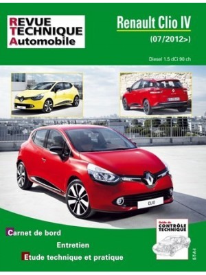 RTAB783 RENAULT CLIO IV DIESEL 1.5dCI 90 ch DEPUIS 07/2012