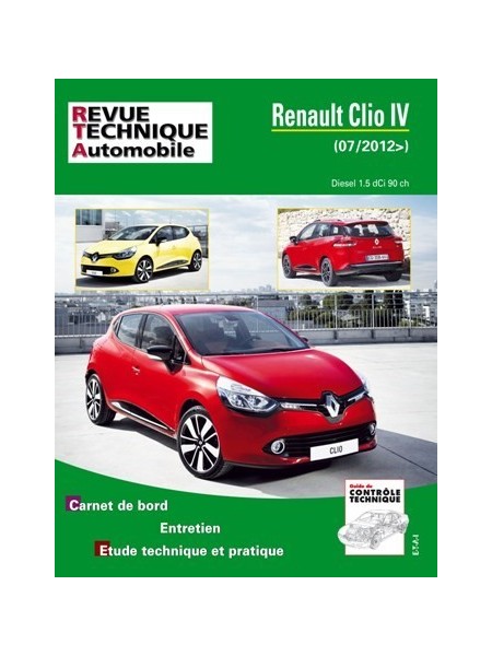RTAB783 RENAULT CLIO IV DIESEL 1.5dCI 90 ch DEPUIS 07/2012