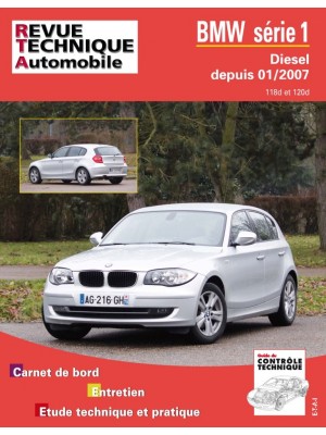 RTAB739 BMW SERIE 1 DIESEL DEPUIS 01/2007 - 118d et 120d