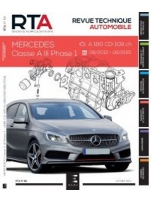 RTA811 MERCEDES CLASSE A III PHASE 1 1.5 CDi 109 CH 06/12-06/15