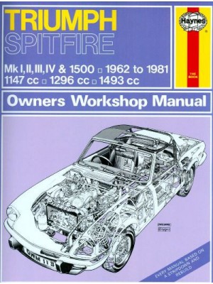 TRIUMPH SPITFIRE 62-81 MKI, II, III,IV & 1500 - OWNER WORKSHOP MANUAL