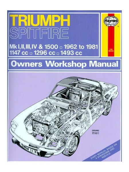 TRIUMPH SPITFIRE 62-81 MKI, II, III,IV & 1500 - OWNER WORKSHOP MANUAL