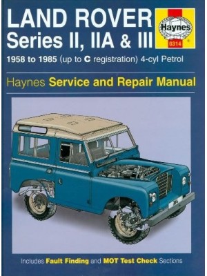 LAND ROVER PETROL SERIES IIA III 1958-85 - SERV. & REPAIR MANUAL