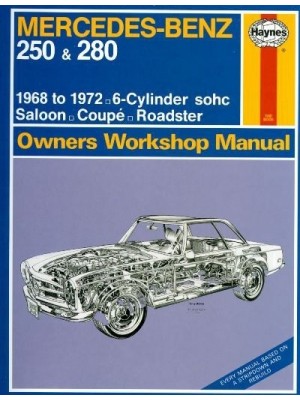 MERCEDES 250 & 280 1968-72 6 CYL - OWNERS WORKSHOP MANUAL