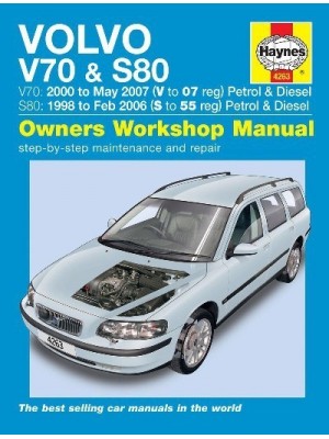 VOLVO V70/S80 PETROL & DIESEL 1998-07 - OWNERS WORKSHOP MANUAL