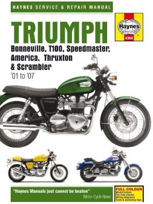 TRIUMPH BONNEVILLE 2001-12 - SERVICE & REPAIR MANUAL