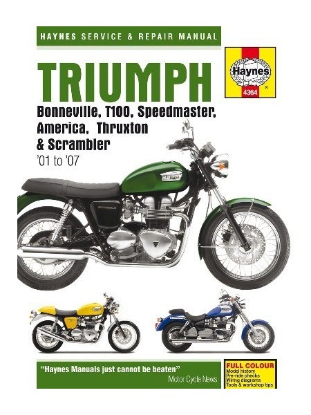 TRIUMPH BONNEVILLE 2001-12 - SERVICE & REPAIR MANUAL