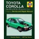 TOYOTA COROLLA PETROL 1992-97 - OWNERS WORKSHOP MANUAL