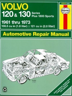VOLVO 120 &130 SERIES PLUS 1800 SPORTS 61-73 AUTOMOTIVE REPAIR MANUAL