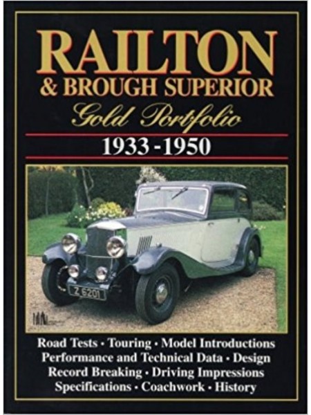 RAILTON & BROUGH SUPERIOR 1933-1950 GOLD PORTFOLIO - Livre de R Clarke