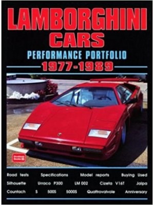 LAMBORGHINI CARS - PERFORMANCE PORTFOLIO 1977-89 - Livre