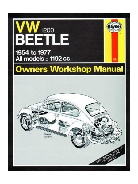 VW BEETLE 1200 PETROL 1954-77 - OWNERS WORKSHOP MANUAL