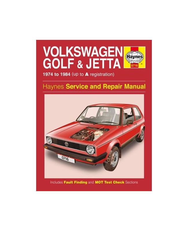 VW GOLF I &amp; JETTA PETROL 1.1 &amp; 1.4 1974-84 - OWNERS ...