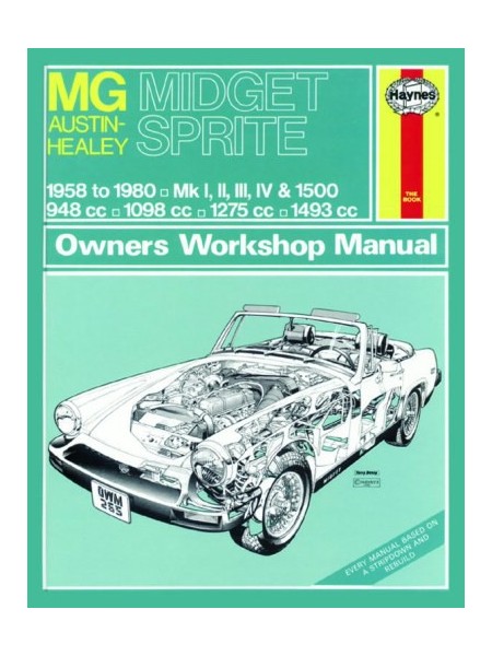 MG MIDGET AND AUSTIN HEALEY SPRITE 1958-80 - OWNERS WORSHOP MANUAL