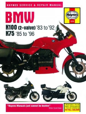 BMW K100 & 75 2-VALVE MODELS 1983-96 - OWNERS WORKSHOP MANUAL