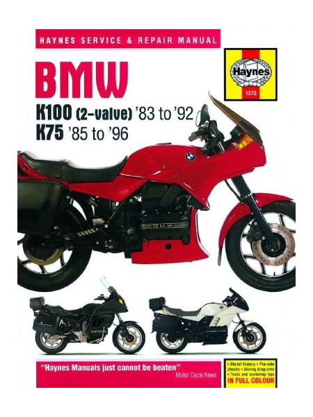 BMW K100 & 75 2-VALVE MODELS 1983-96 - OWNERS WORKSHOP MANUAL