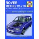 ROVER METRO, 111 & 114 PETROL 1990-98 - OWNERS WORKSHOP MANUAL