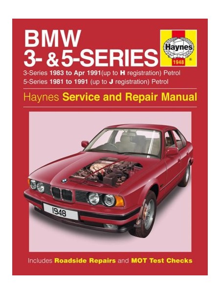 BMW 3- & 5-SERIES PETROL - E30 - 1981-91 -OWNERS WORKSHOP MANUAL