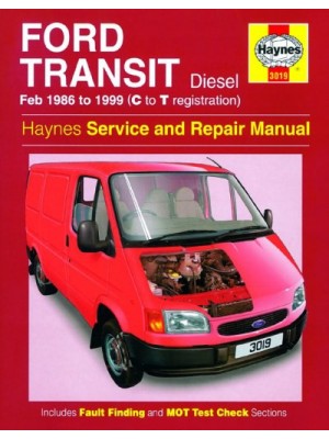 FORD TRANSIT DIESEL 1986-99 - OWNERS WORKSHOP MANUAL