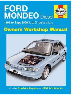 FORD MONDEO DIESEL 1993-2000 - OWNERS WORKSHOP MANUAL