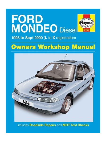 FORD MONDEO DIESEL 1993-2000 - OWNERS WORKSHOP MANUAL
