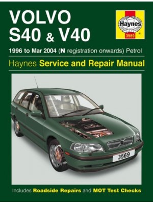 VOLVO S40 & V40 PETROL 1996-99 - OWNERS WORKSHOP MANUAL