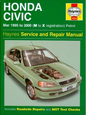 HONDA CIVIC PETROL 95-2000 HAYNES SERVICE AND REPAIR MANUAL